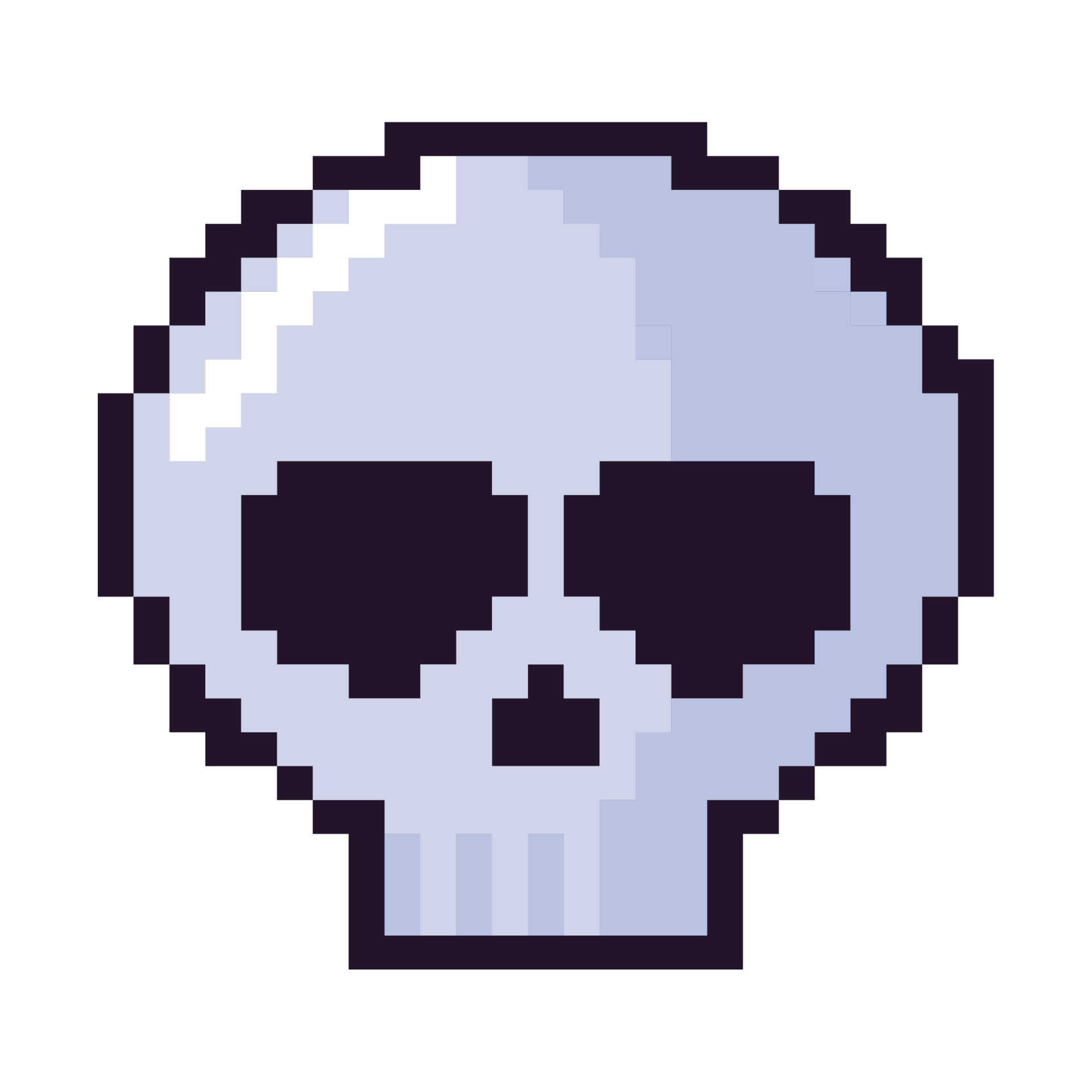 skull pixel art