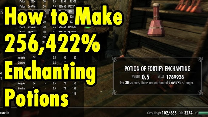 skyrim smithing potion