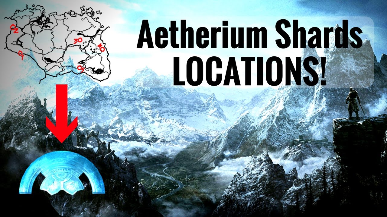 skyrim where are the aetherium shards