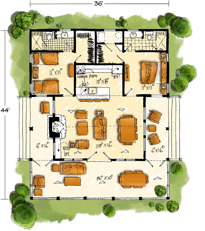 small home blueprints