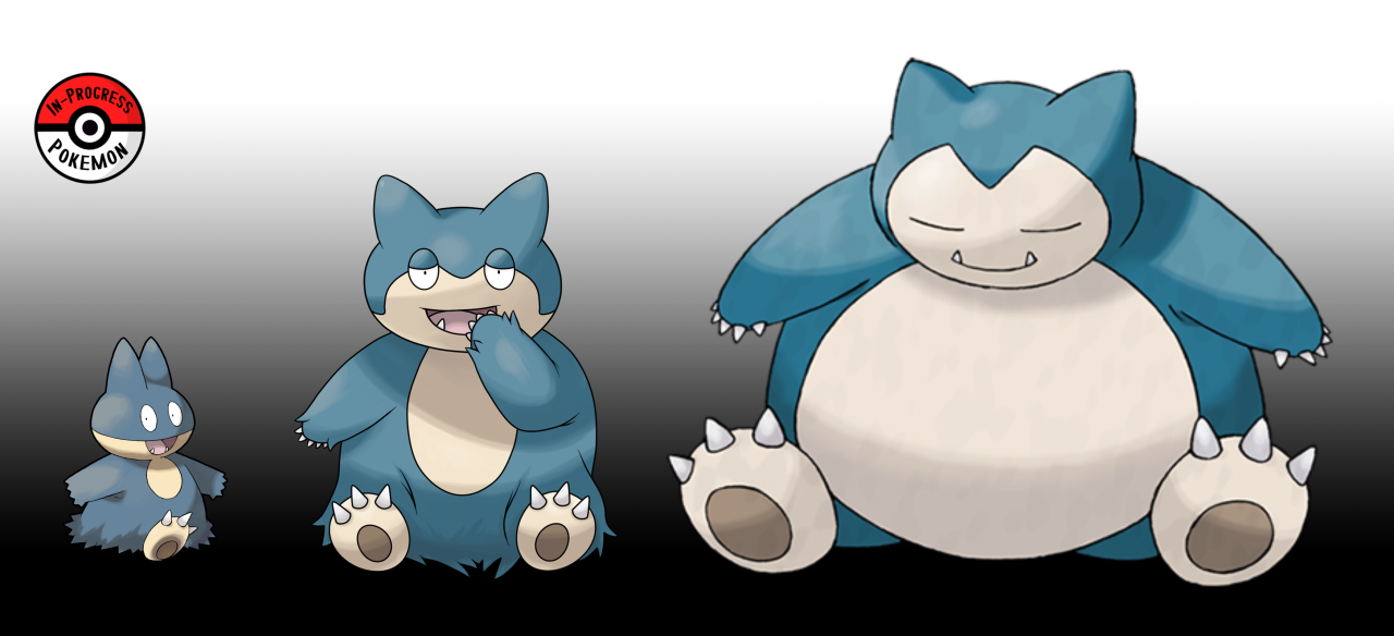 snorlax evolved