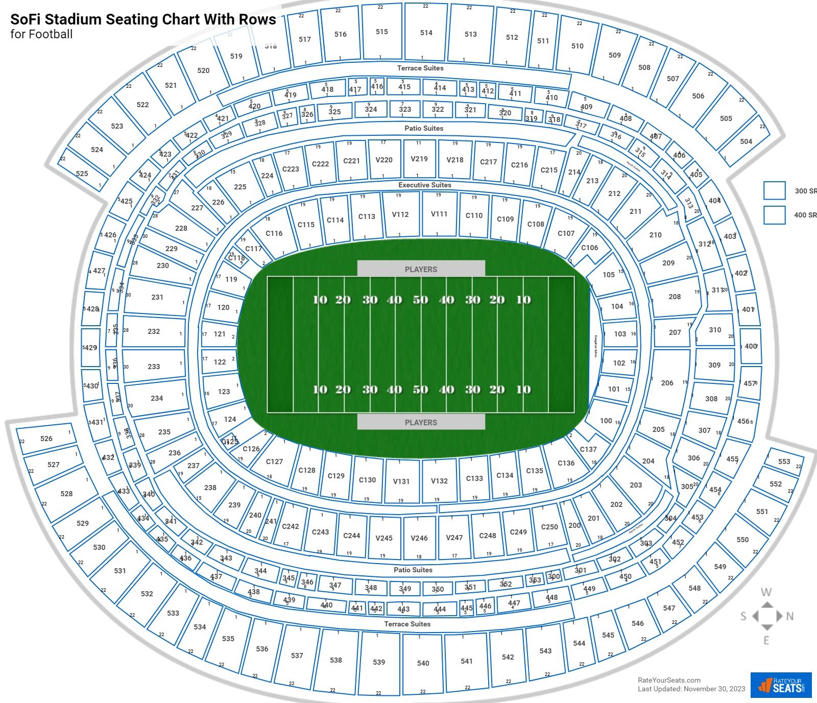 sofi seating chart