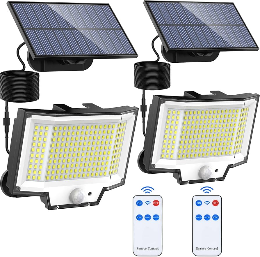 solar motion detector lights outdoor