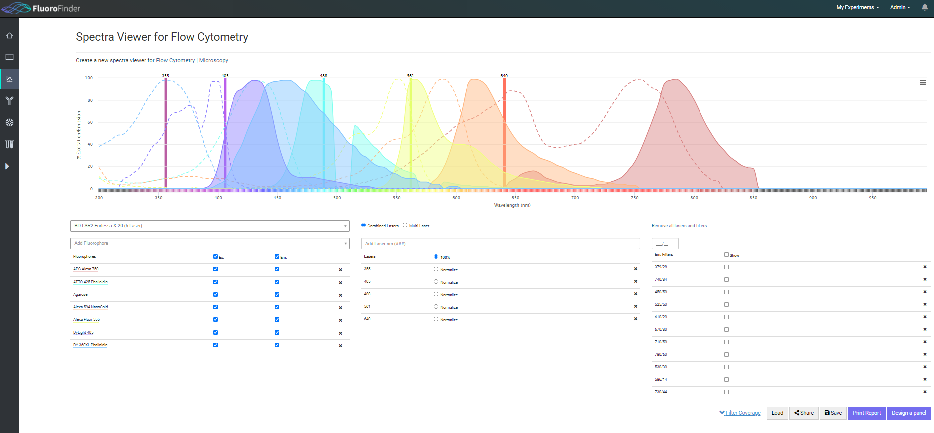 spectra viewer