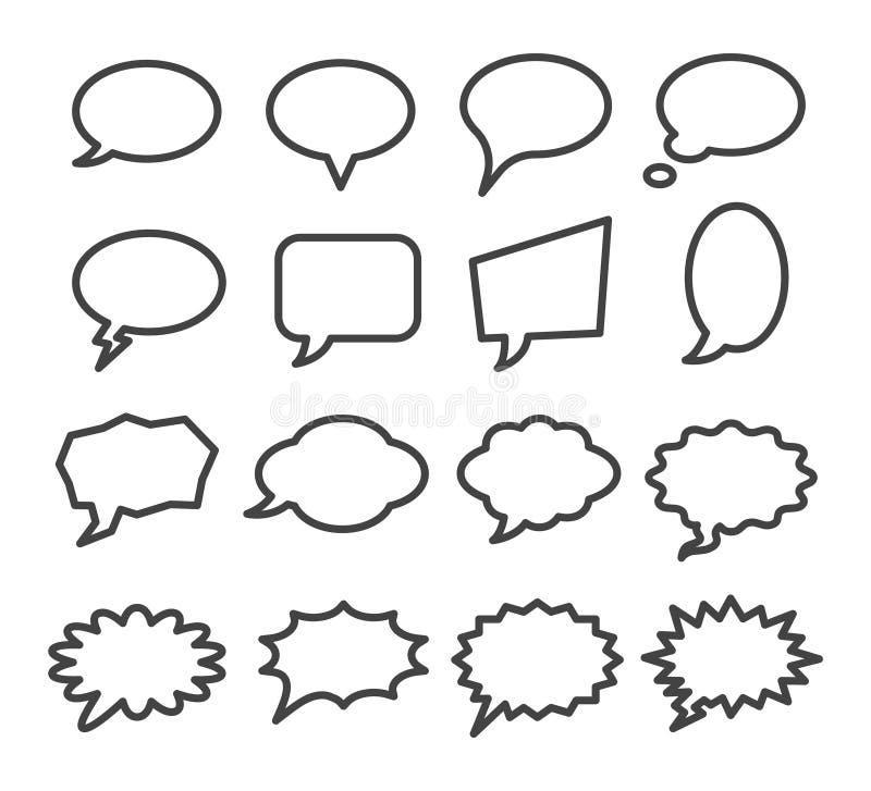 speech bubble clipart