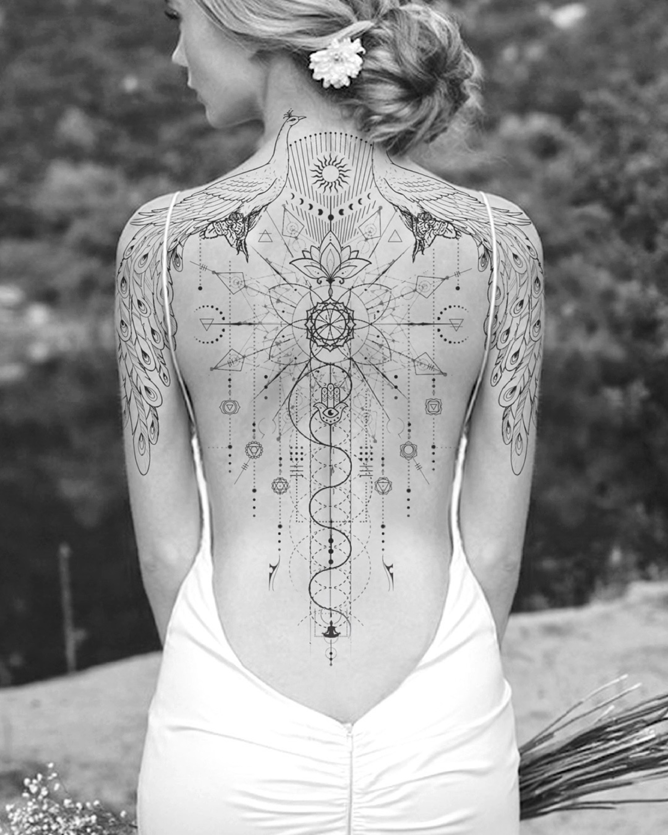 spiritual tattoos female