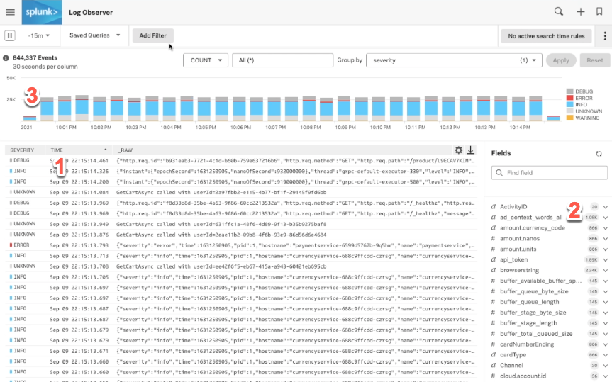 splunk log in