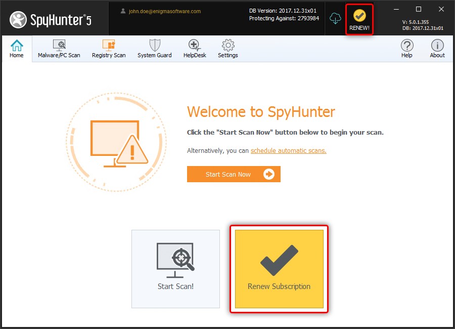 spyhunter 5 cancel subscription