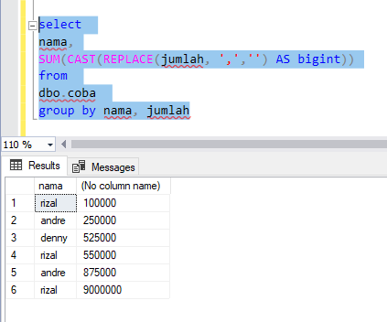 sql server convert