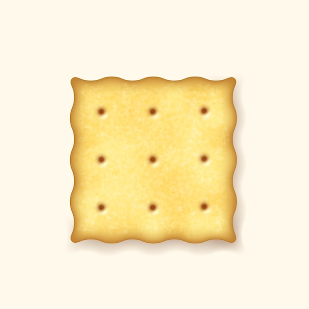 square biscuit clipart