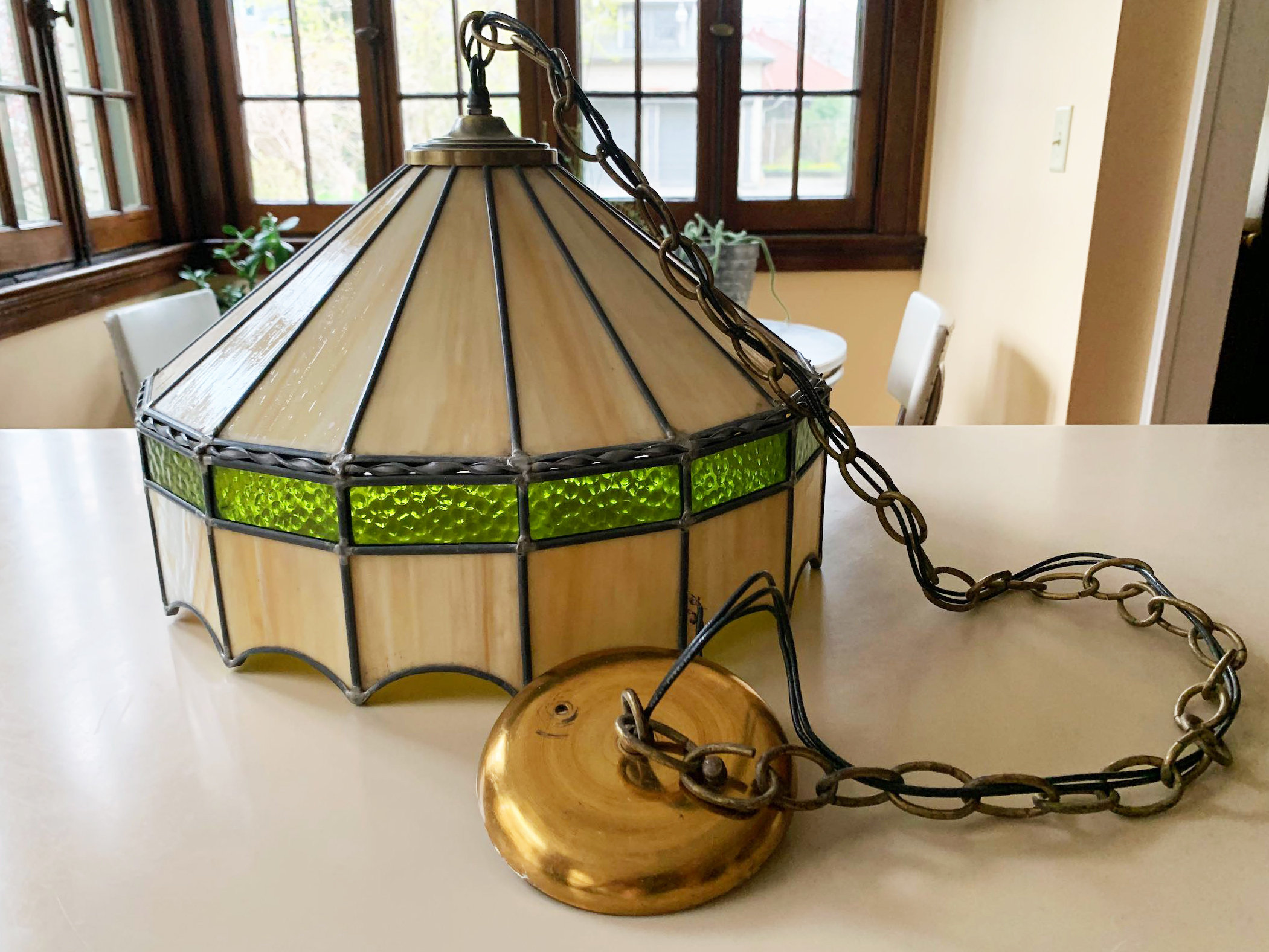 stained glass light shade