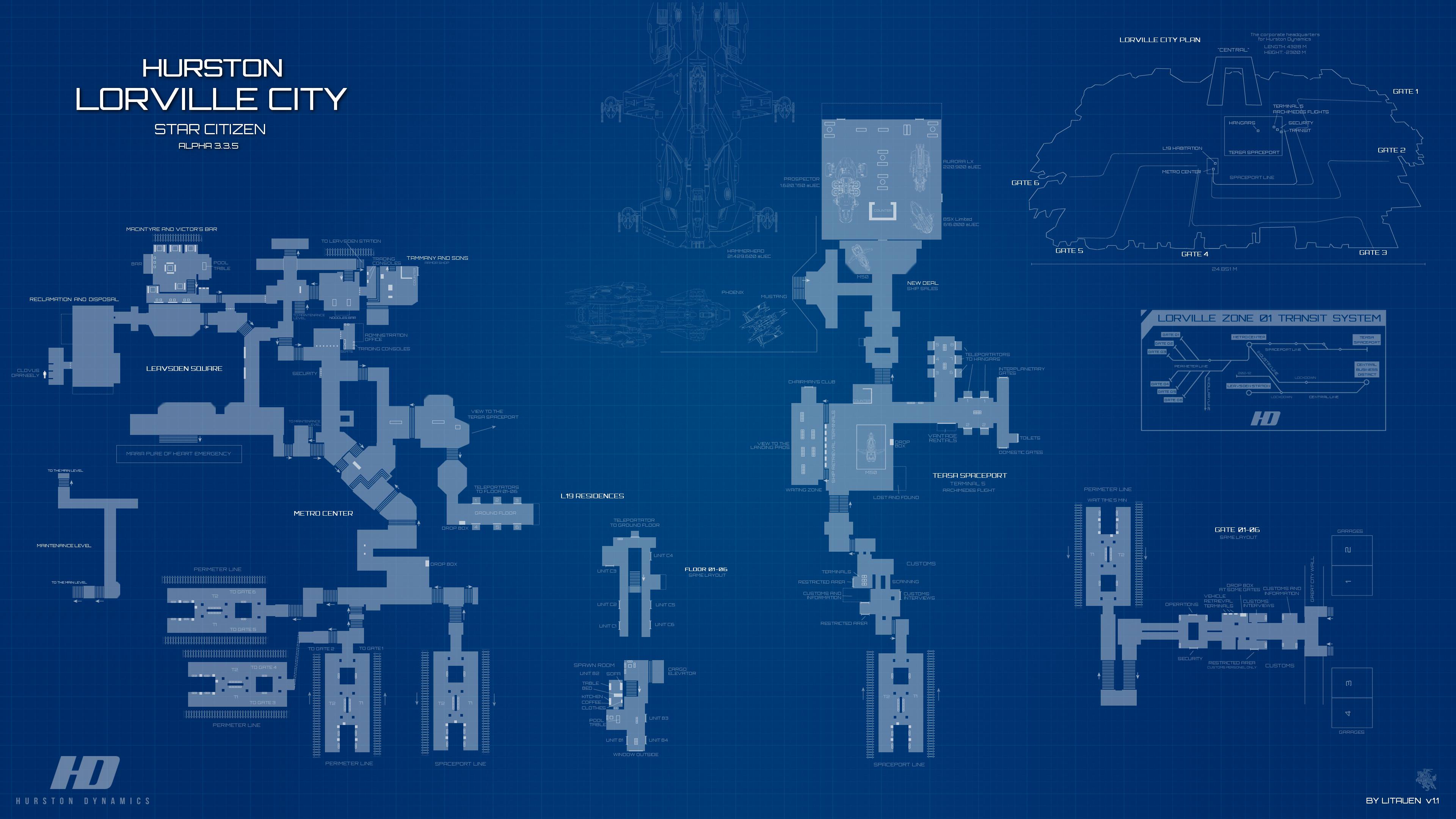 star citizen lorville map