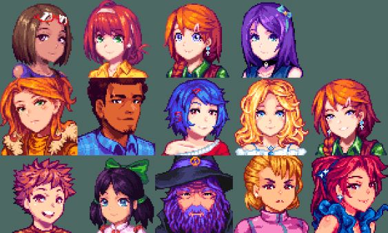 stardew valley anime mod