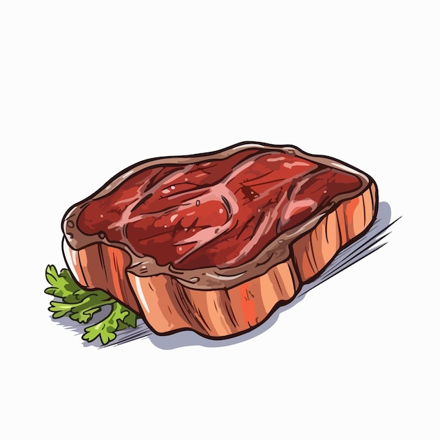 steak cartoon