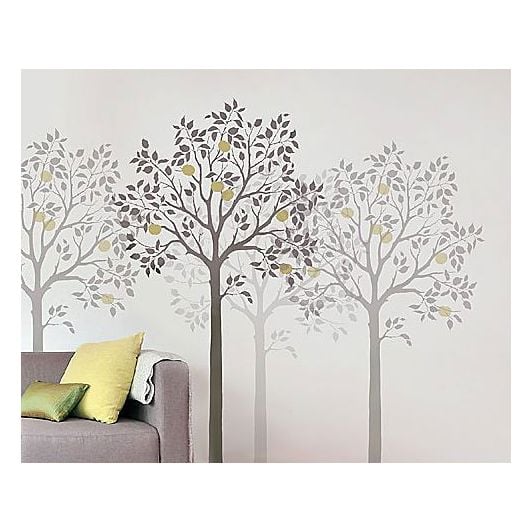 stencil tree design