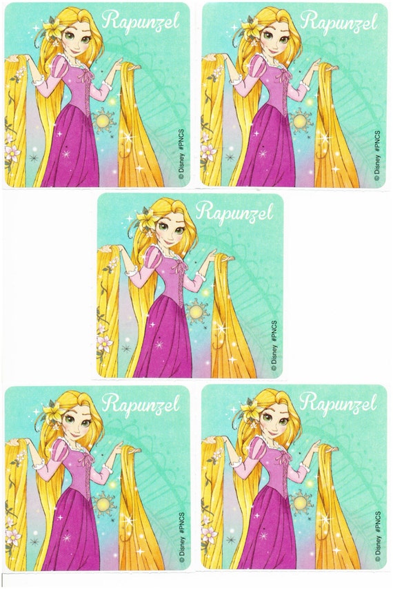 stickers de rapunzel