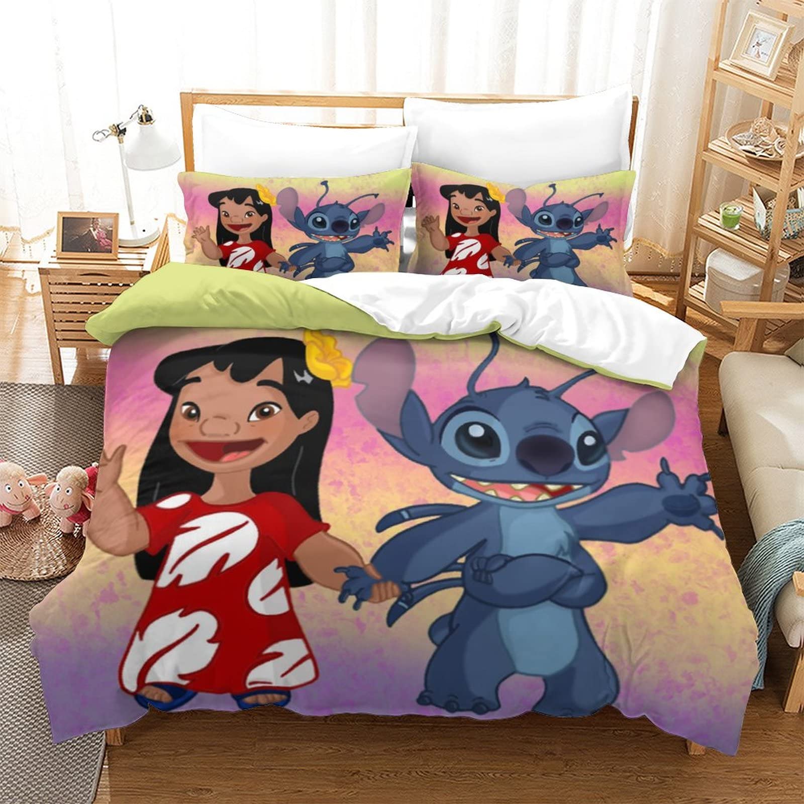 stitch double bedding