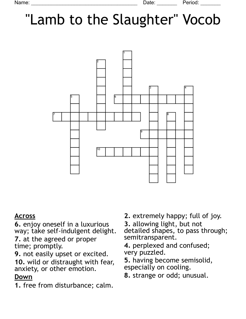 strangely unusually crossword