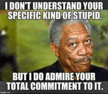 stupid people meme