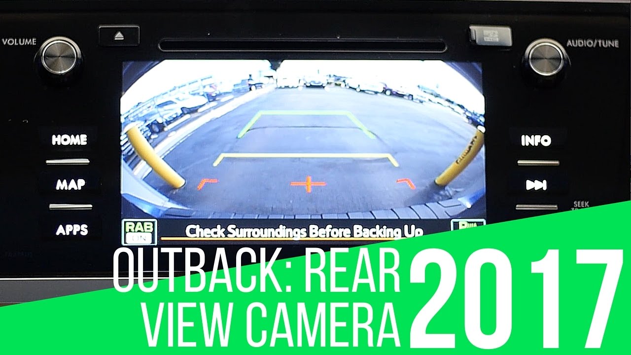 subaru outback rear view camera