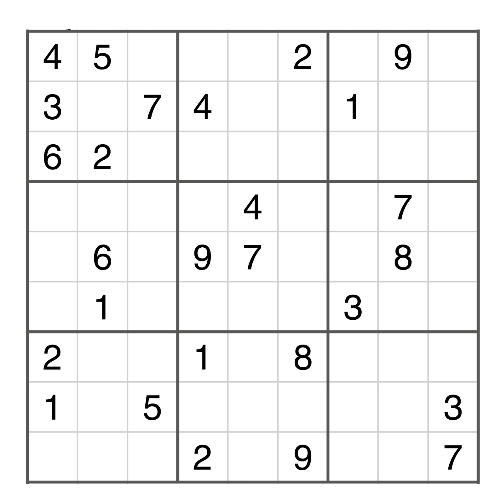 sudoku moyen