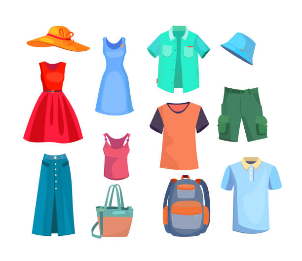 summer clothes clipart