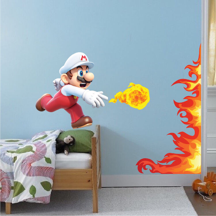 super mario wall decals