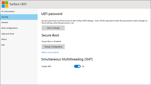 surface bios key