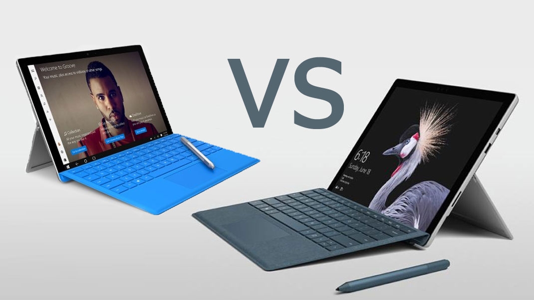 surface pro 4 vs surface pro 2017