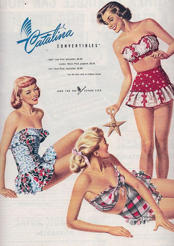 swimwear in the 50s