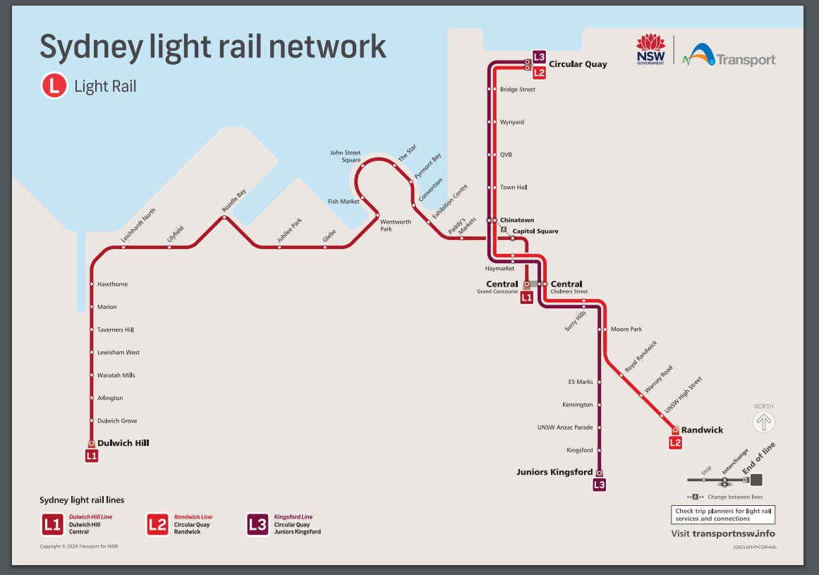 sydney light rail map pdf