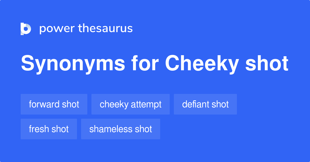 synonym cheeky