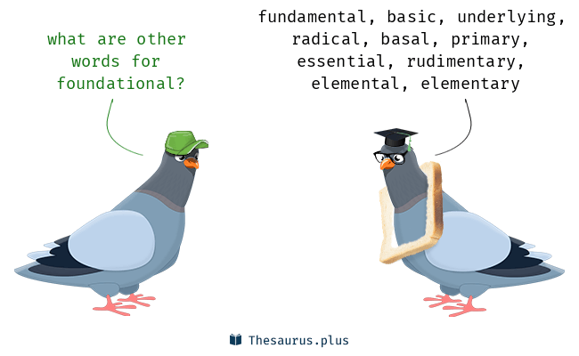 synonym for foundational