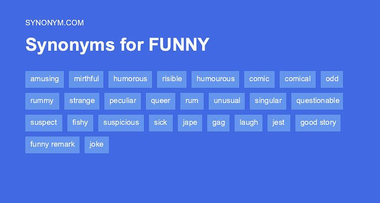 synonym for humorous