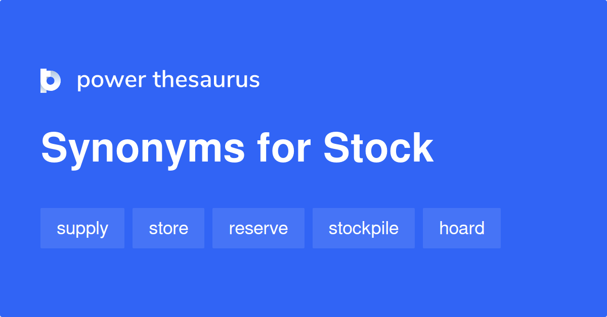 synonym for stock