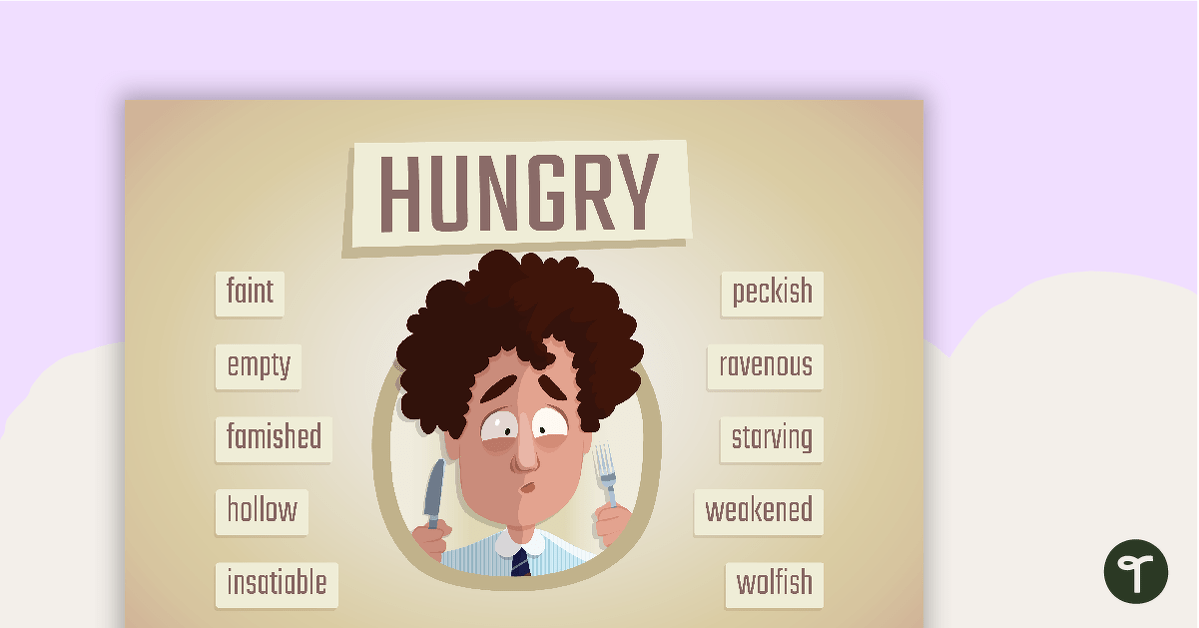 synonym hungry