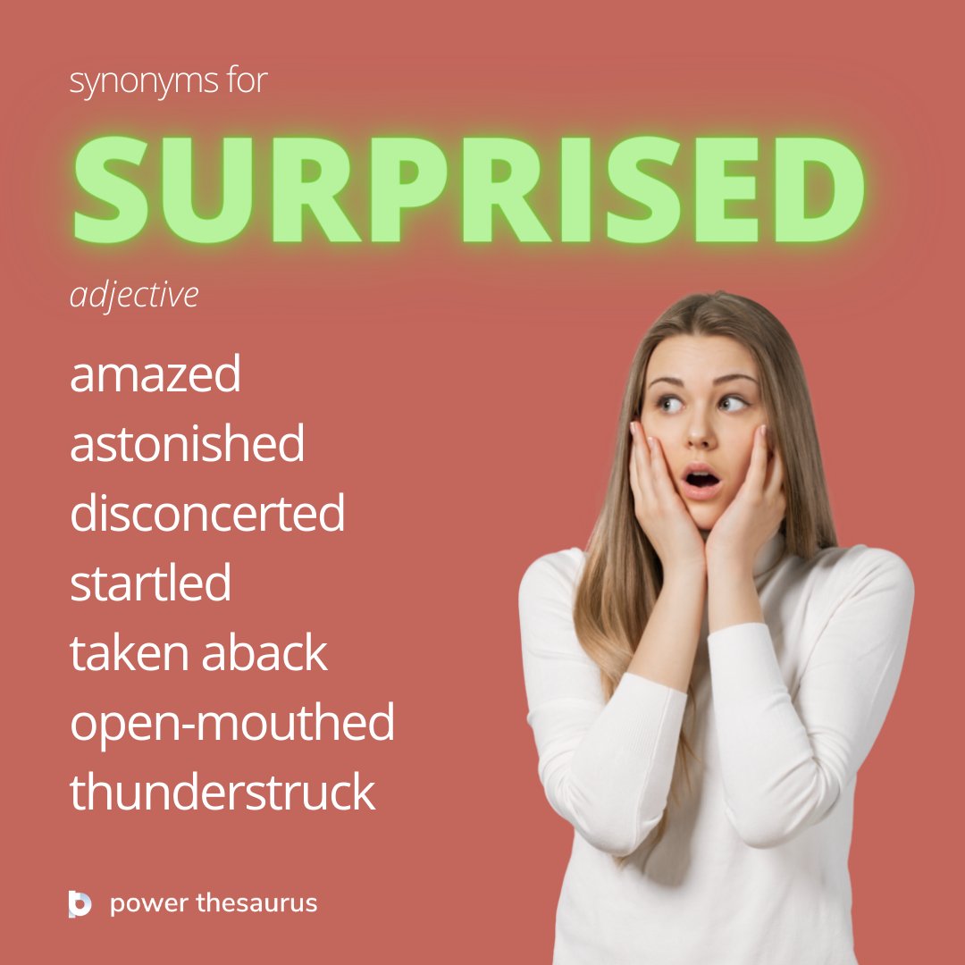 synonym surprise