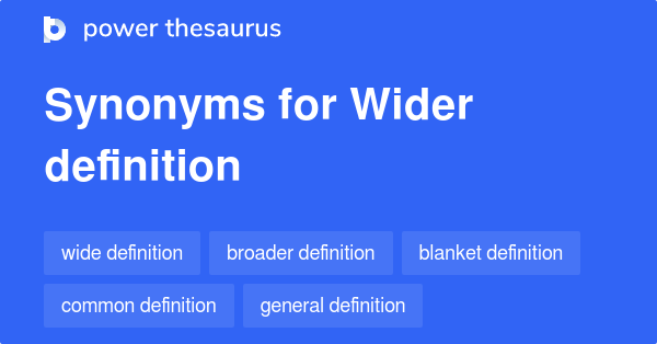 synonym wider