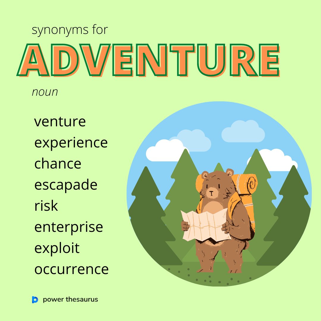 synonyms for adventure