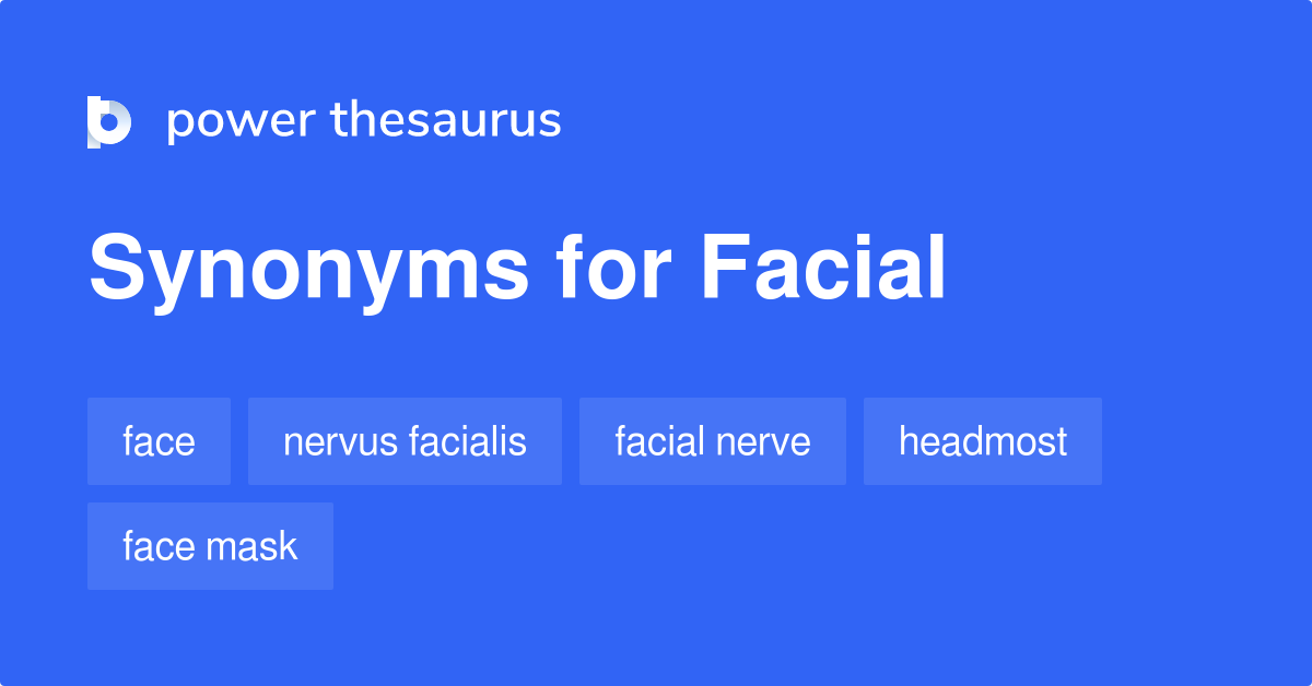 synonyms for face