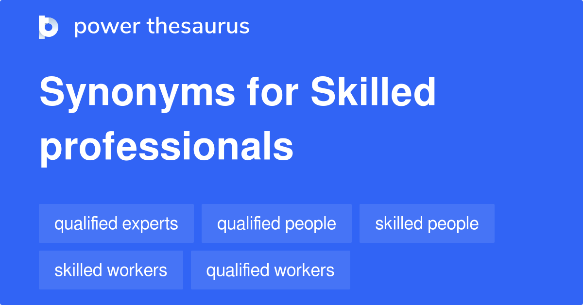 synonyms for professional