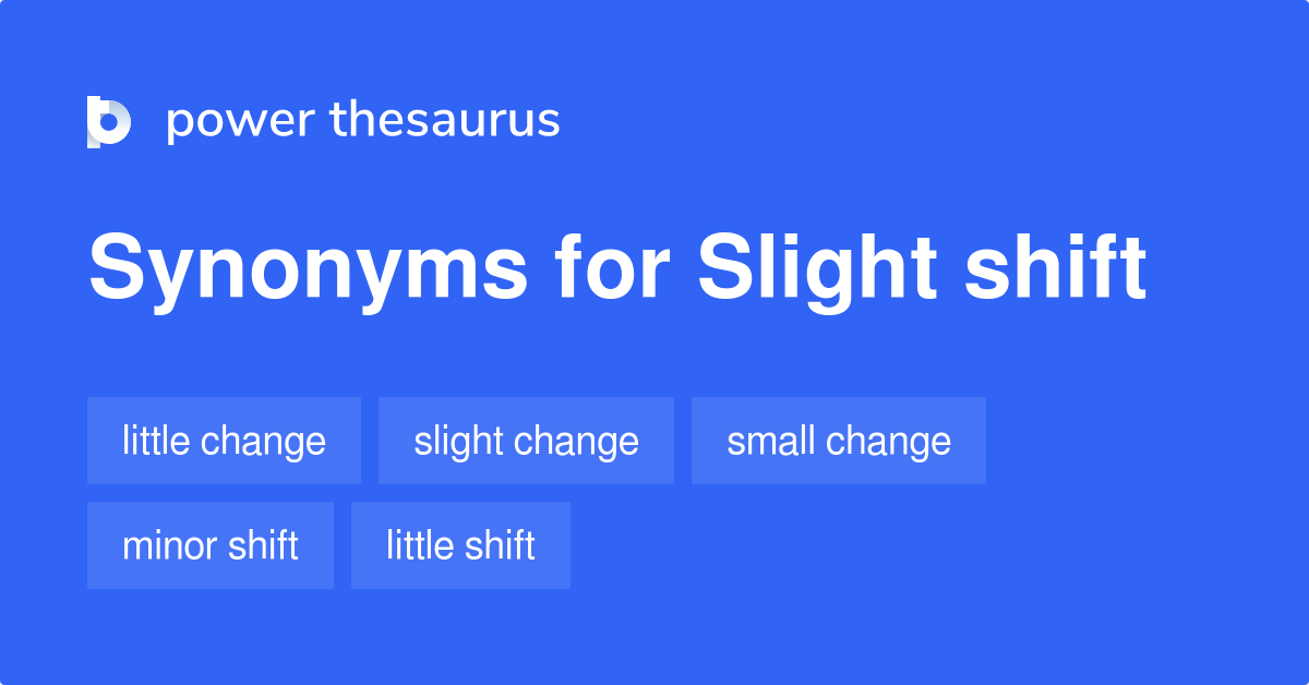 synonyms for slightly