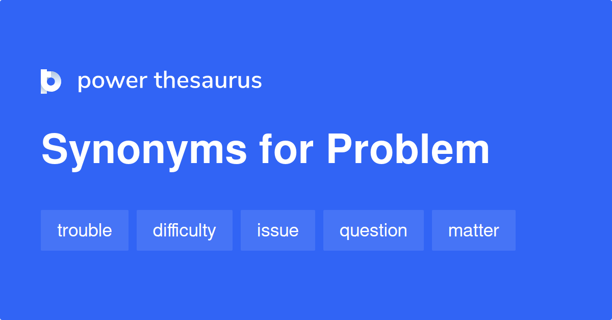 synonyms problem