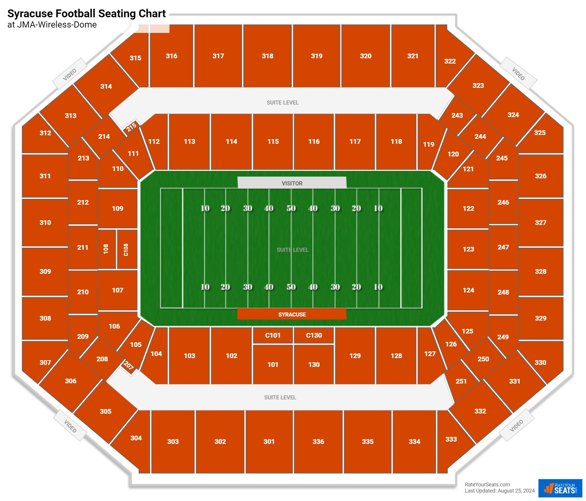 syracuse carrier dome map