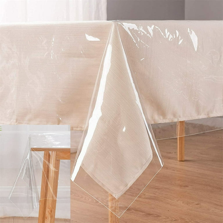 tablecloth plastic clear