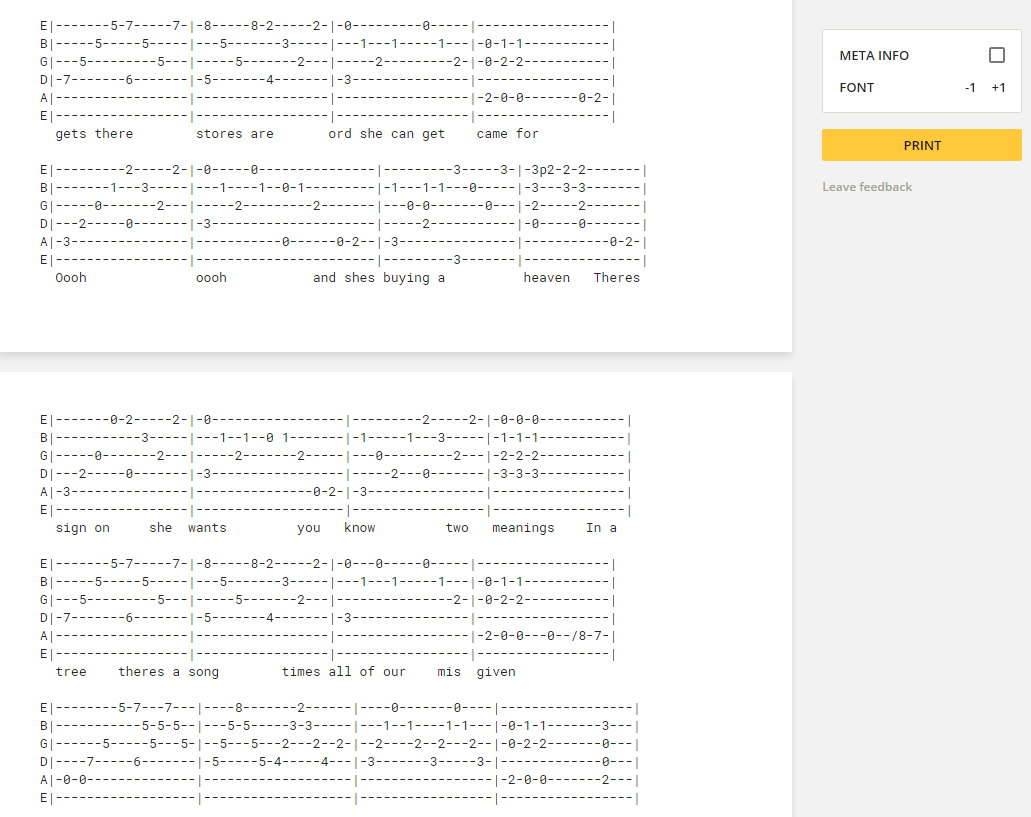 tabs ultimate guitar