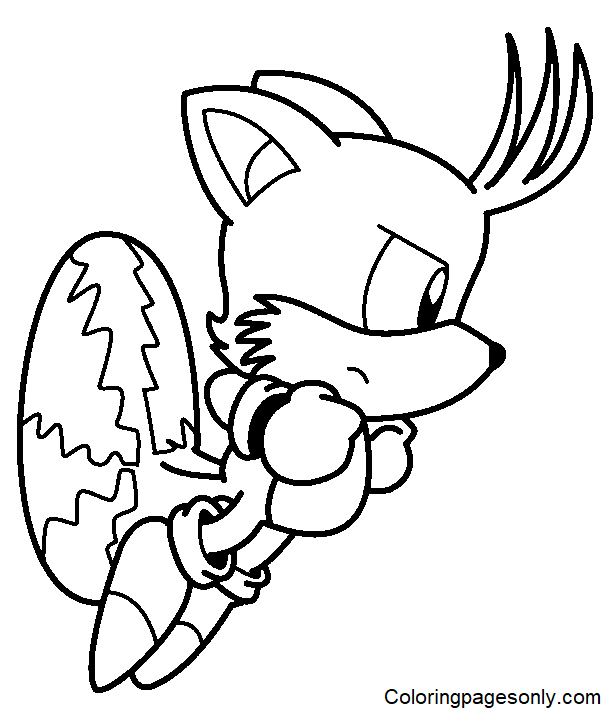 tails para colorear