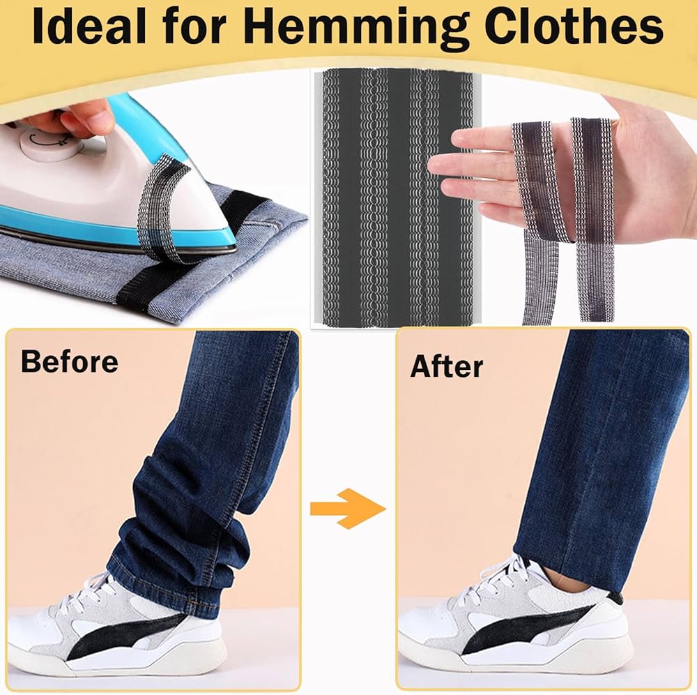 tape to hem pants