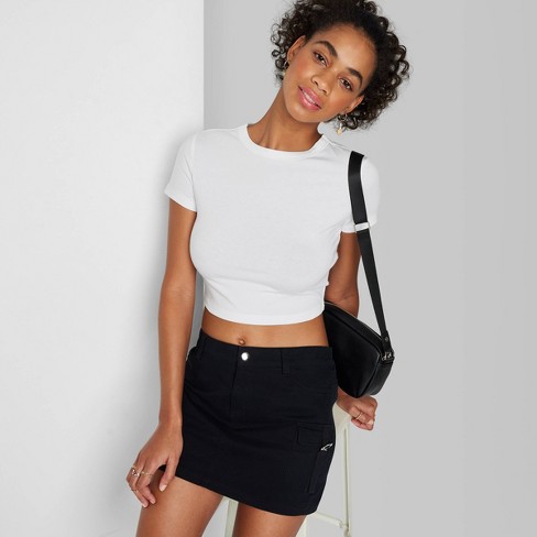 target crop t shirt