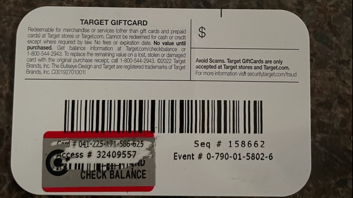 target gift card